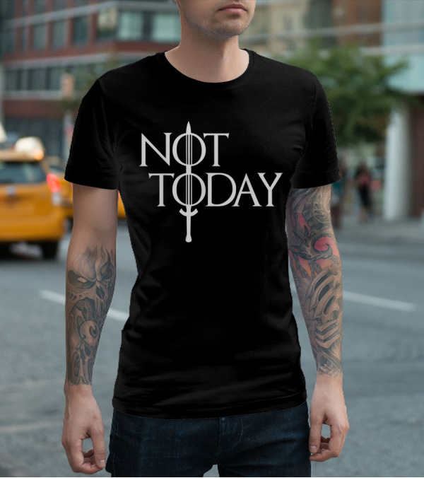 Not Today Vintage Cosplay Sword T-Shirt