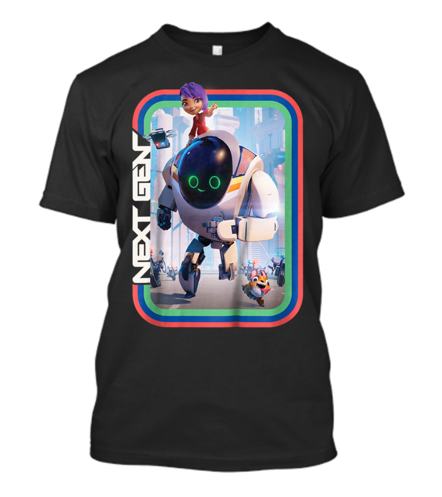 Kids Netflix Next Gen Teamwork Inspiring Adventure T-Shirt