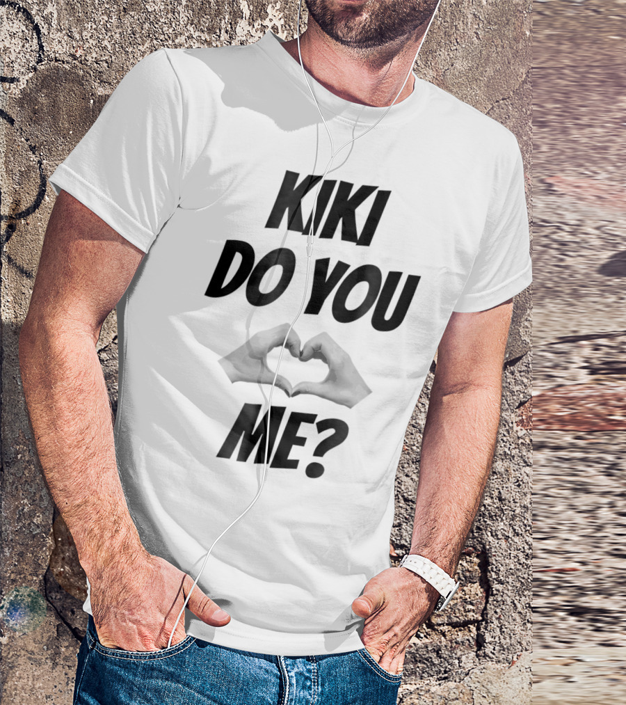 KIKI Do You Love Me Hands Heart Shape T-Shirt