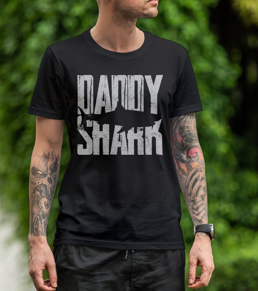Daddy Shark Doo Doo Mens T-Shirt