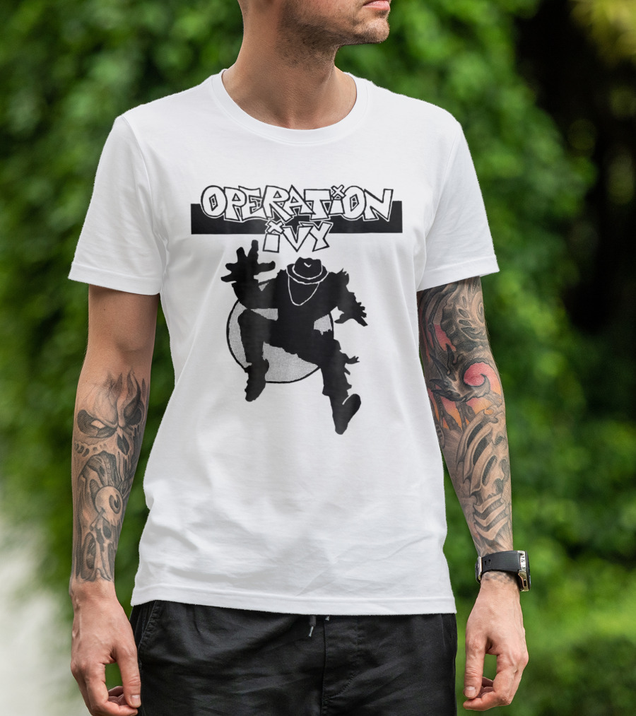Operation Ivy Ska Man Logo Merch T-Shirt