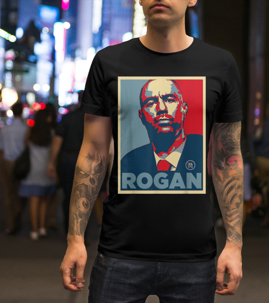 Rogan Hope Poster Style Parody The Joes's Rogans'ss Experiences's T-Shirt