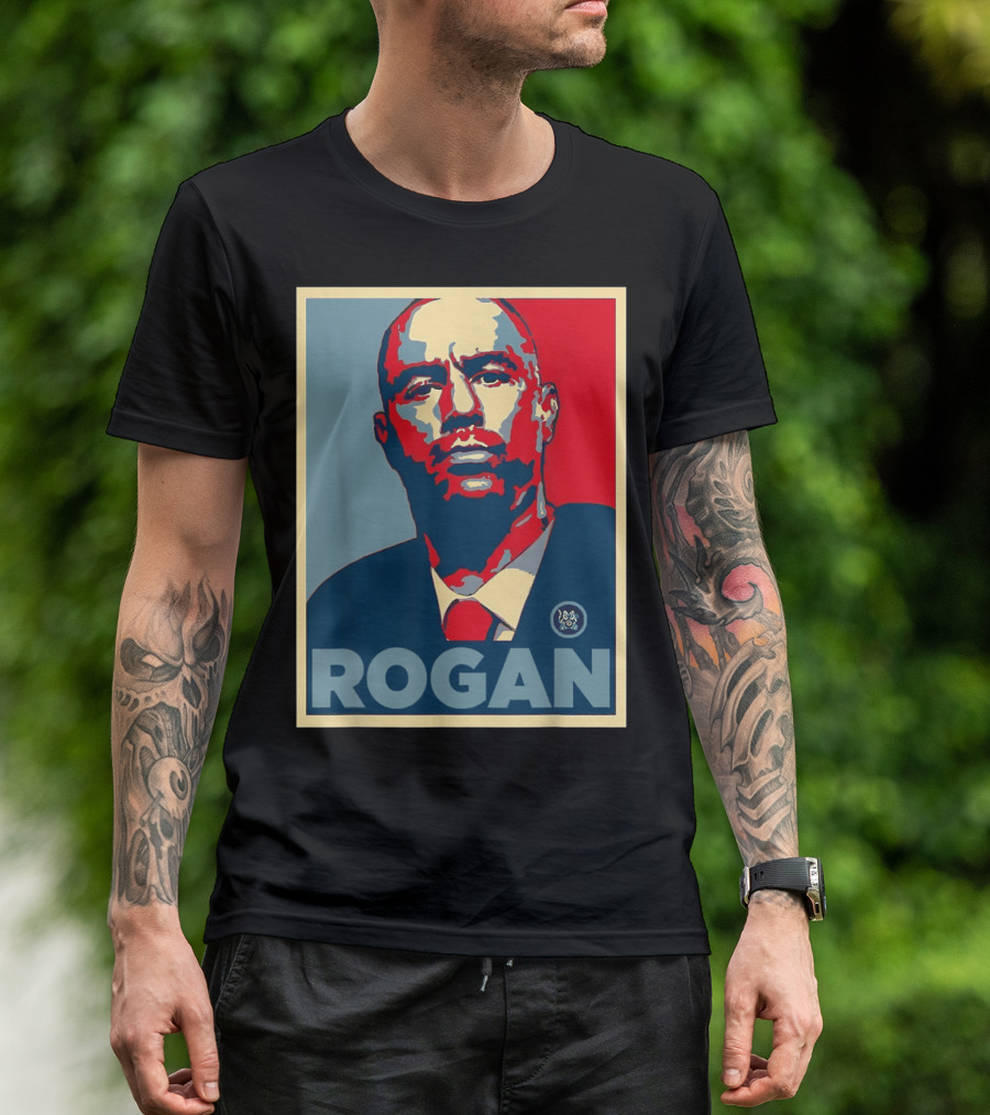 Rogan Hope Poster Style Parody The Joes's Rogans'ss Experiences's T-Shirt