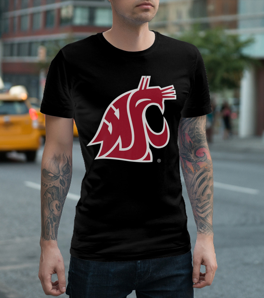 Washington State Cougars NCAA Logo PPWST03 T-Shirt