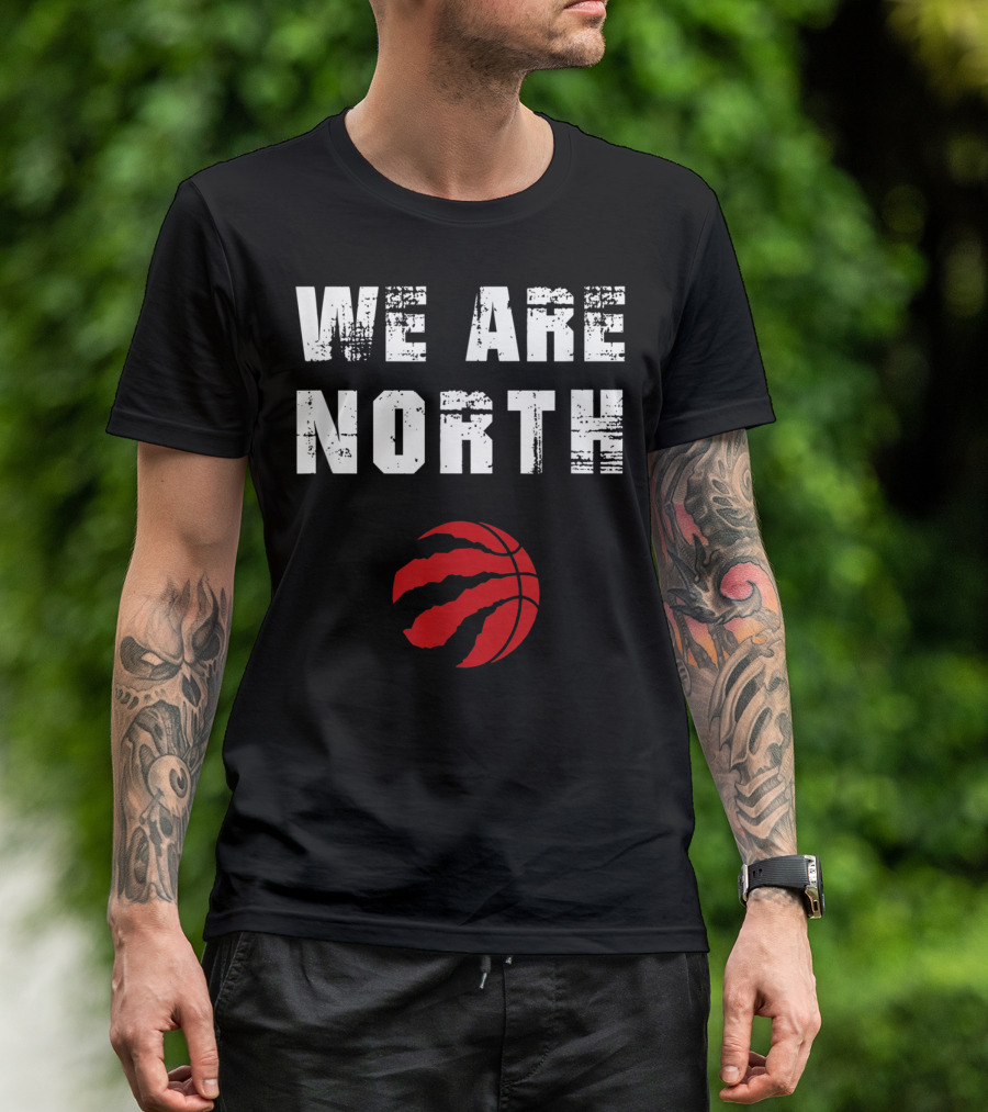 We Are The North Raptors Basketball Claw T-Shirt