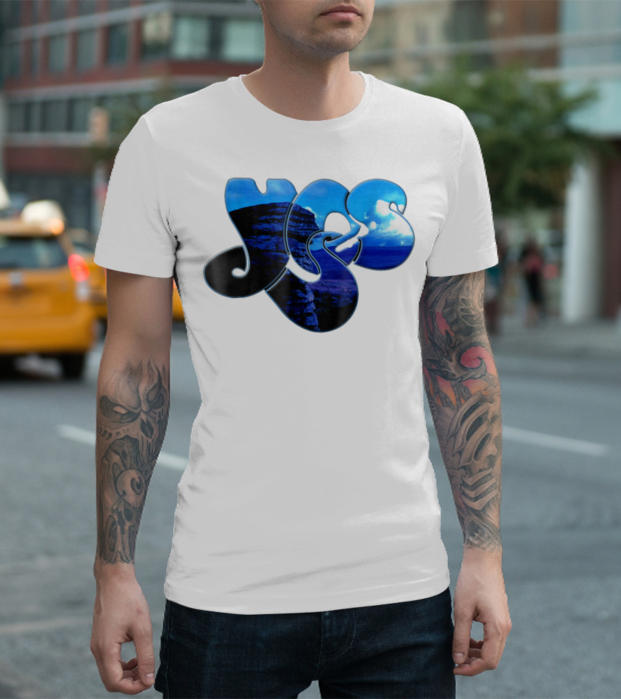 Yes Tor Logo Scenic Landscape T-Shirt