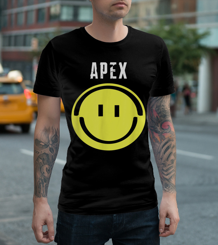 APEX Happy Pathfinder Game Smiley Face T-Shirt
