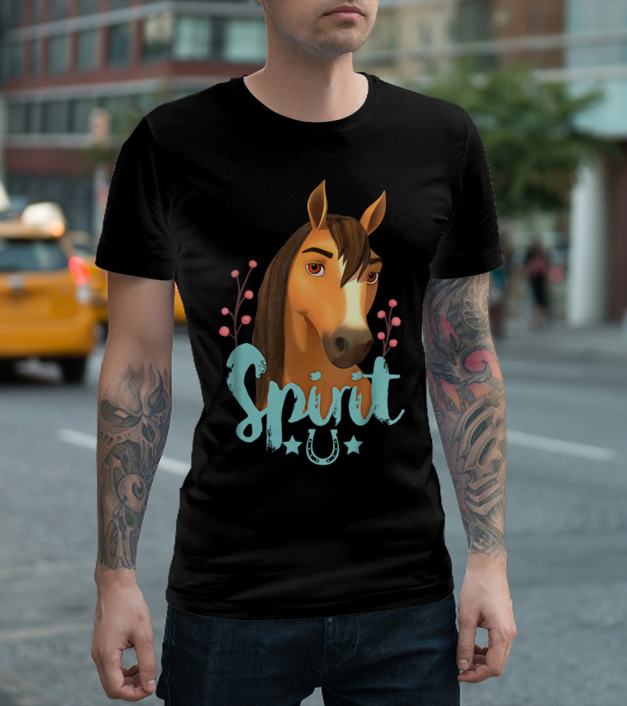 Kids DreamWorks Spirit Riding Free Spirit Horse Character T-Shirt