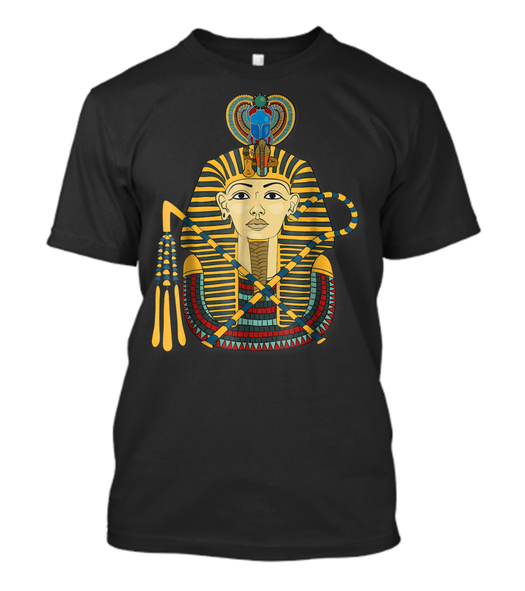 Pharaoh Tutankhamun Mask Egypt Scarab Symbol King Tut Egyptia T-Shirt