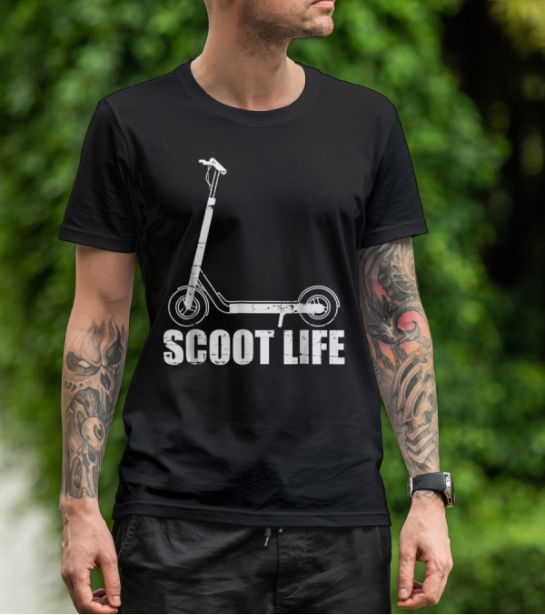 Scoot Life Kick Scooter Riders Mens T-Shirt