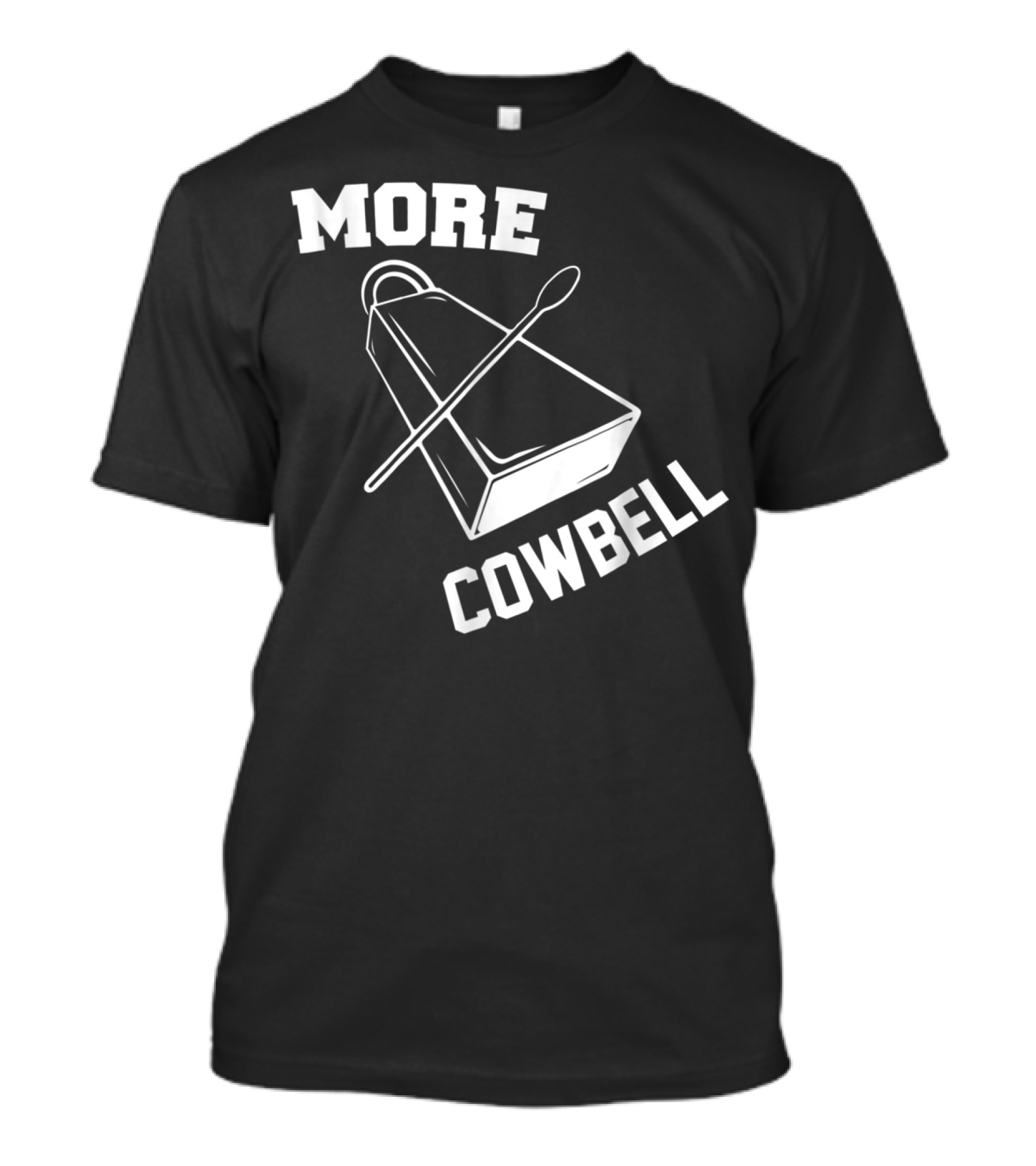 More Cowbell Funny Musical Instrument Spoon T-Shirt