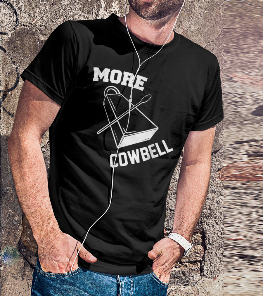More Cowbell Funny Musical Instrument Spoon T-Shirt