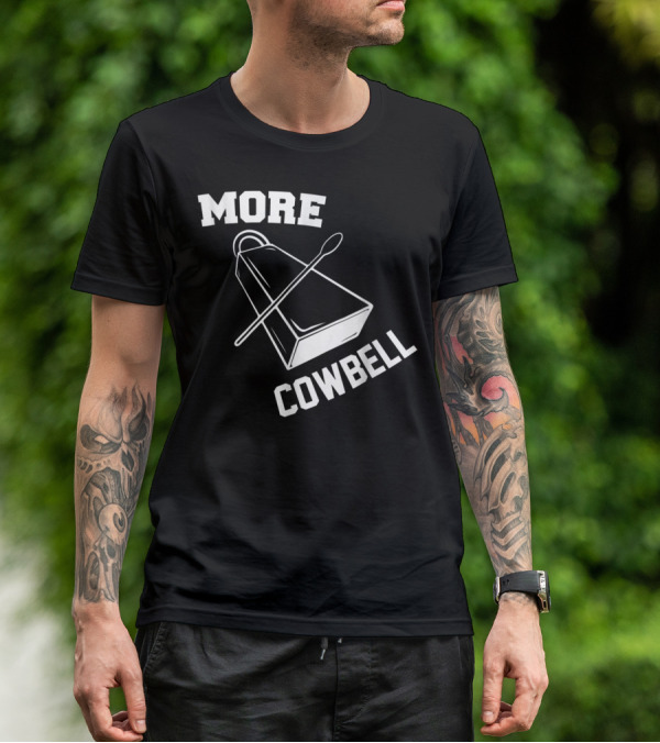 More Cowbell Funny Musical Instrument Spoon T-Shirt