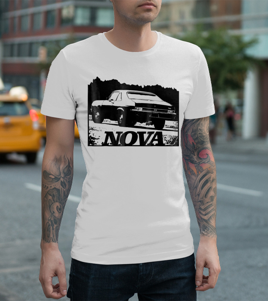 Nova Muscle Car 1968 Show Classic Auto T-Shirt