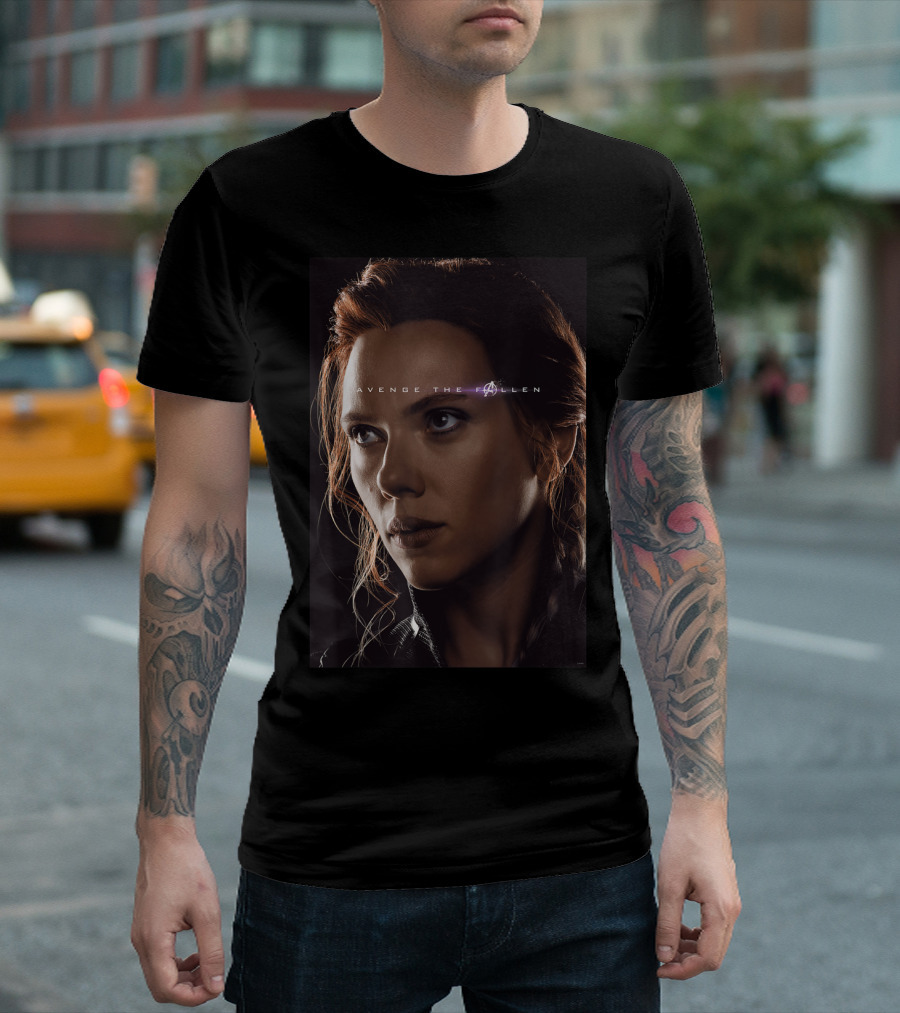Marvel Avengers Endgame Avenge the Fallen Black Widow T-Shirt