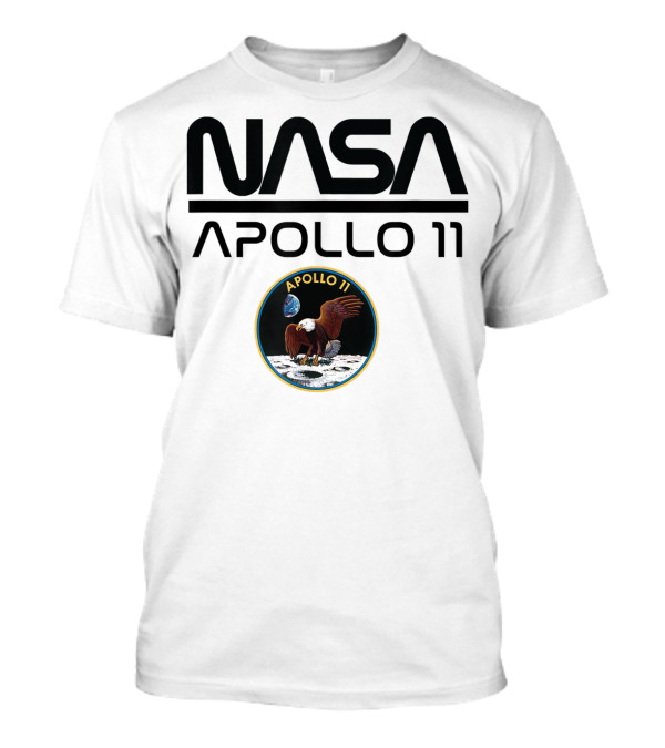 NASA Apollo 11 Moon Landing Mission Patch T-Shirt