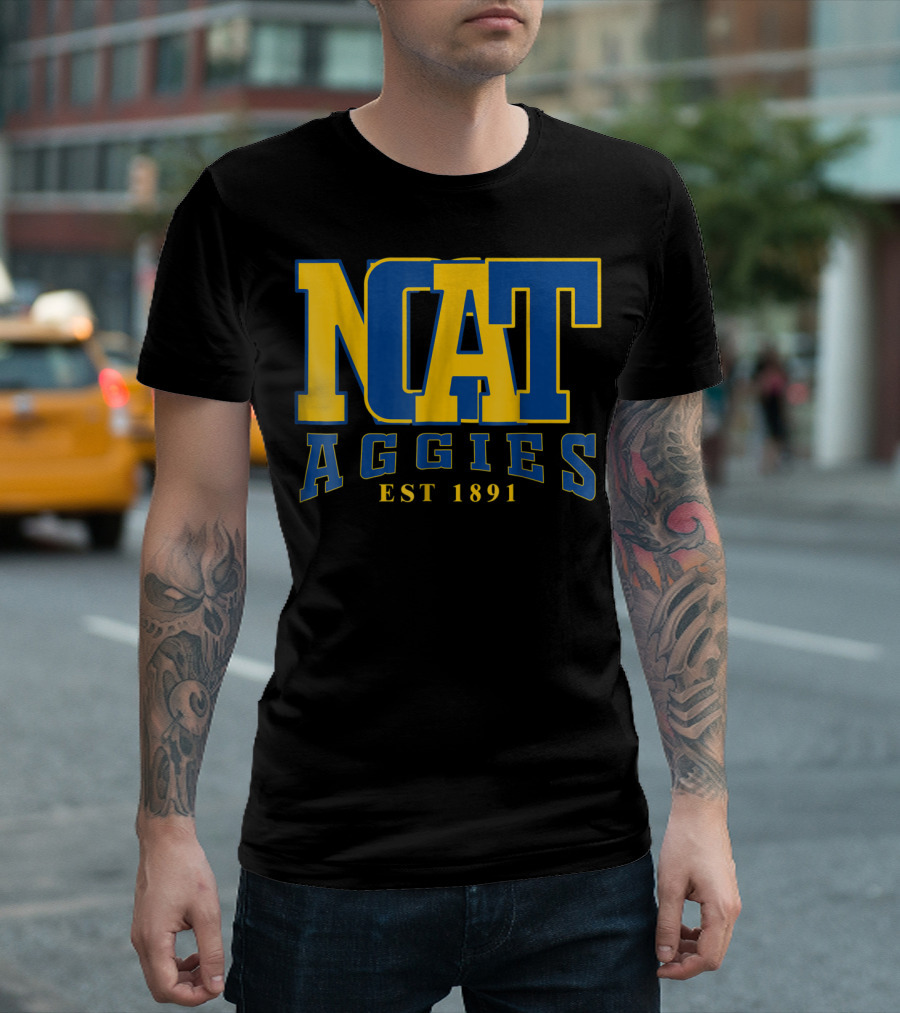 NCAT Aggies EST 1891 North Carolina A&T State University HBCU T-Shirt