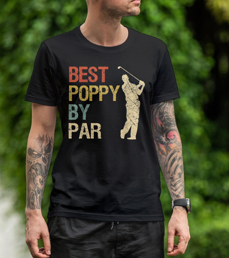 BEST POPPY BY PAR RETRO VINTAGE GOLF T-Shirt