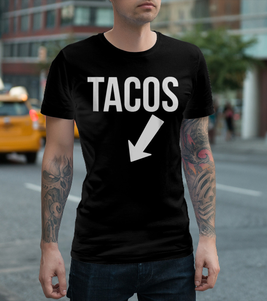 Tacos Arrow Pregnancy Announcement T-Shirt