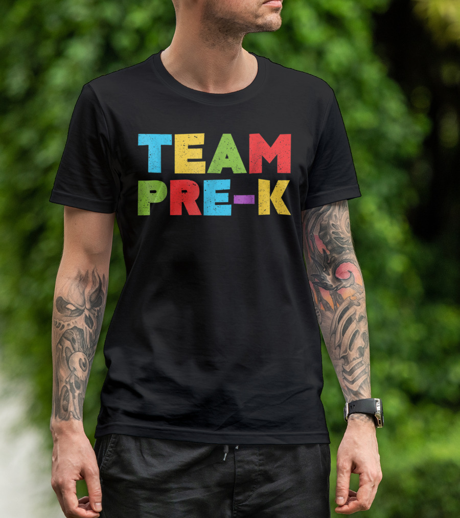 Team Pre K Teacher Back To School T-Shirt