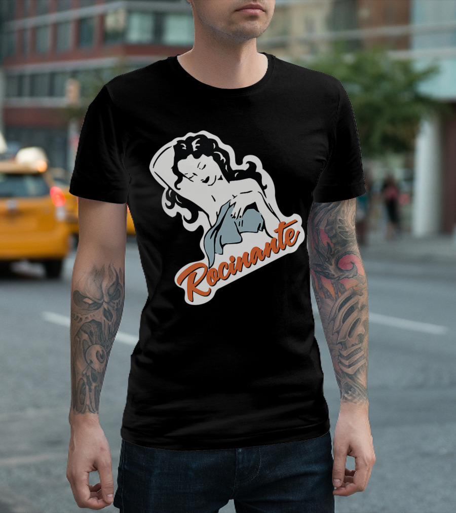 Rocinante Pin-Up Style Logo from The Expanse Series T-Shirt