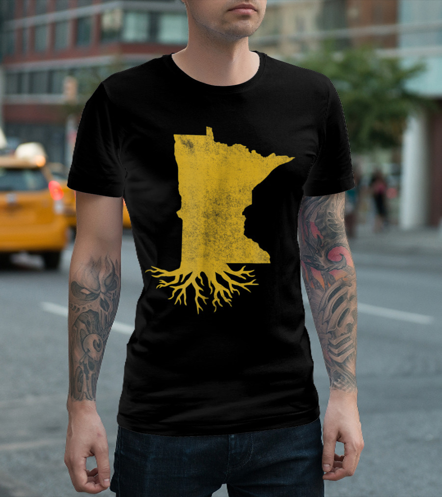 Vintage Minnesota State Roots Home Grown Hometown T-Shirt