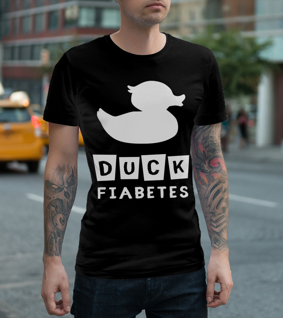 Duck Fiabetes Funny Diabetic Type 1 Diabetes T-Shirt