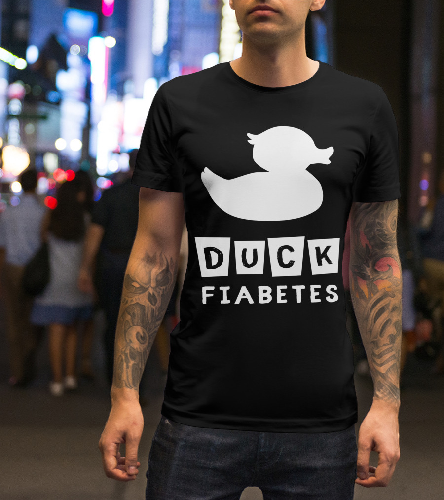 Duck Fiabetes Funny Diabetic Type 1 Diabetes T-Shirt