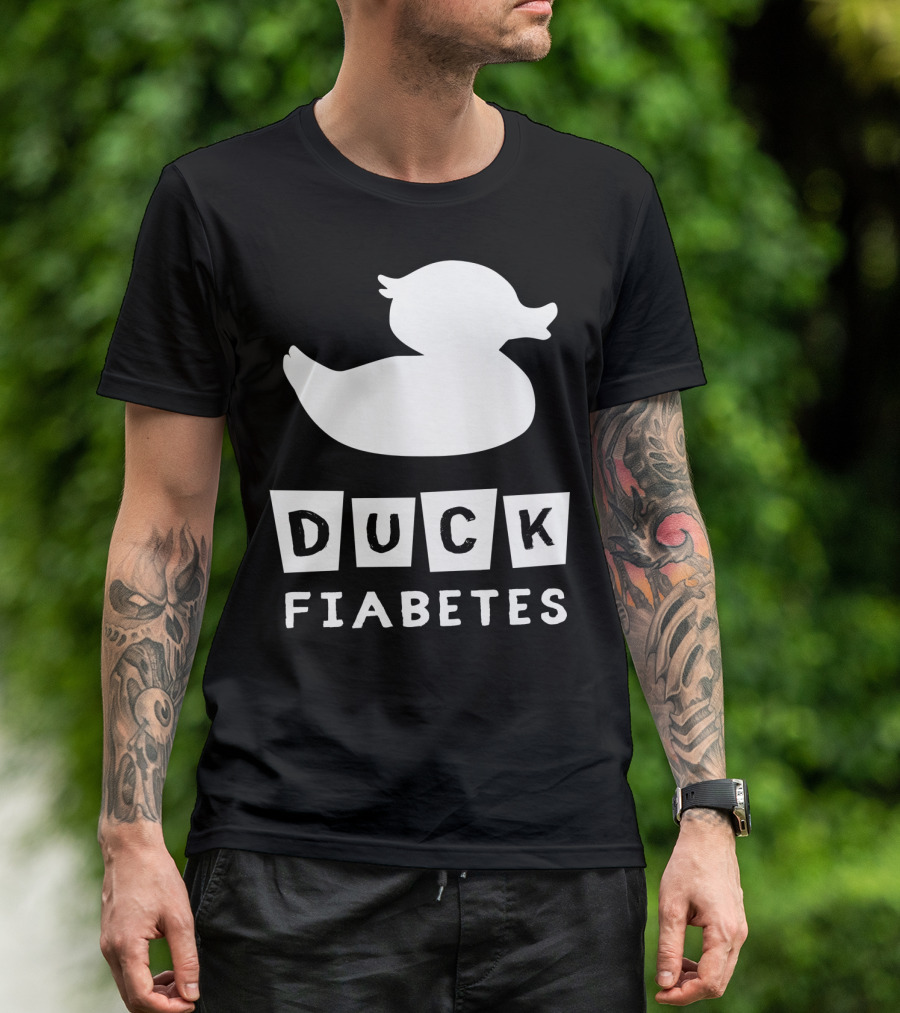 Duck Fiabetes Funny Diabetic Type 1 Diabetes T-Shirt
