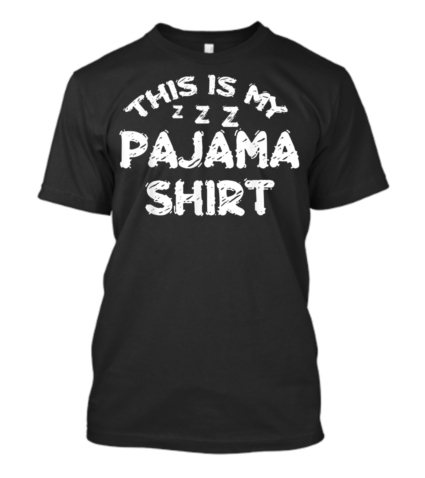 This Is My Pajama Shirt Funny Sleepover ZZZ T-Shirt