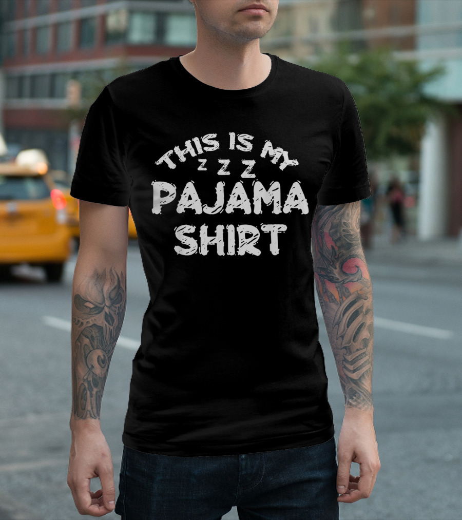 This Is My Pajama Shirt Funny Sleepover ZZZ T-Shirt