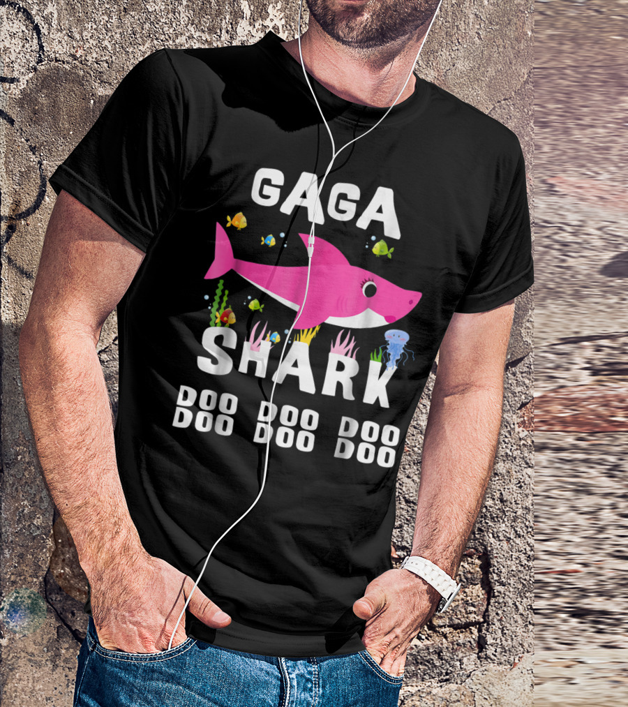 Gaga Shark Doo Doo Doo Mother's Day Chr T-Shirt