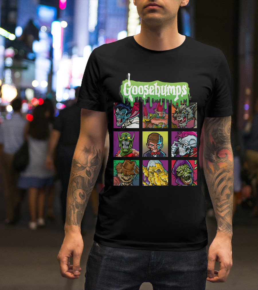 Goosebumps Iconic Monsters Yearbook Portrait Collection T-Shirt