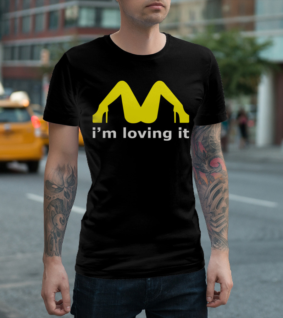 i'm loving it yellow high heels T-Shirt