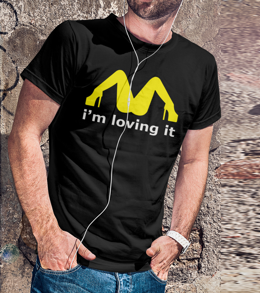 I'm Loving It Yellow High Heels T-Shirt
