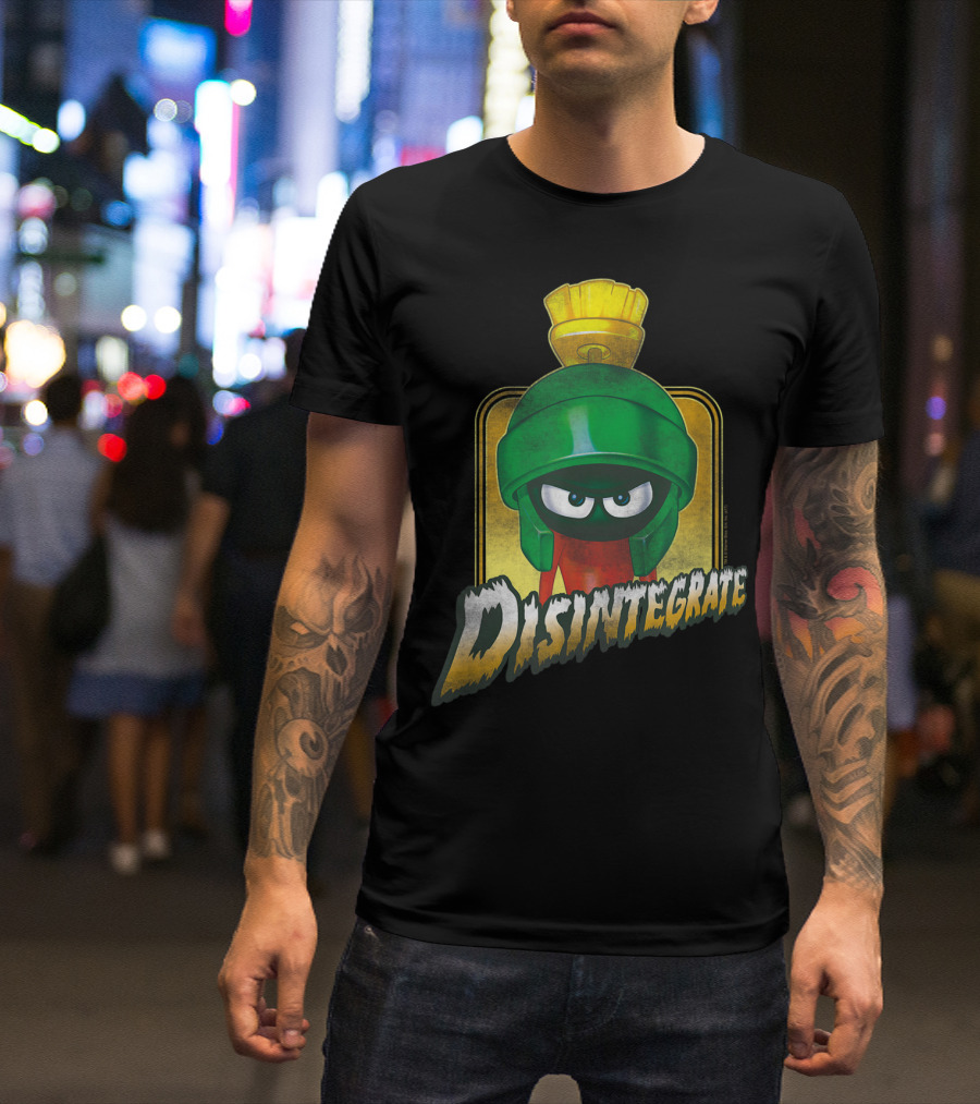 Marvin The Martian Disintegrate Looney Tunes T-Shirt