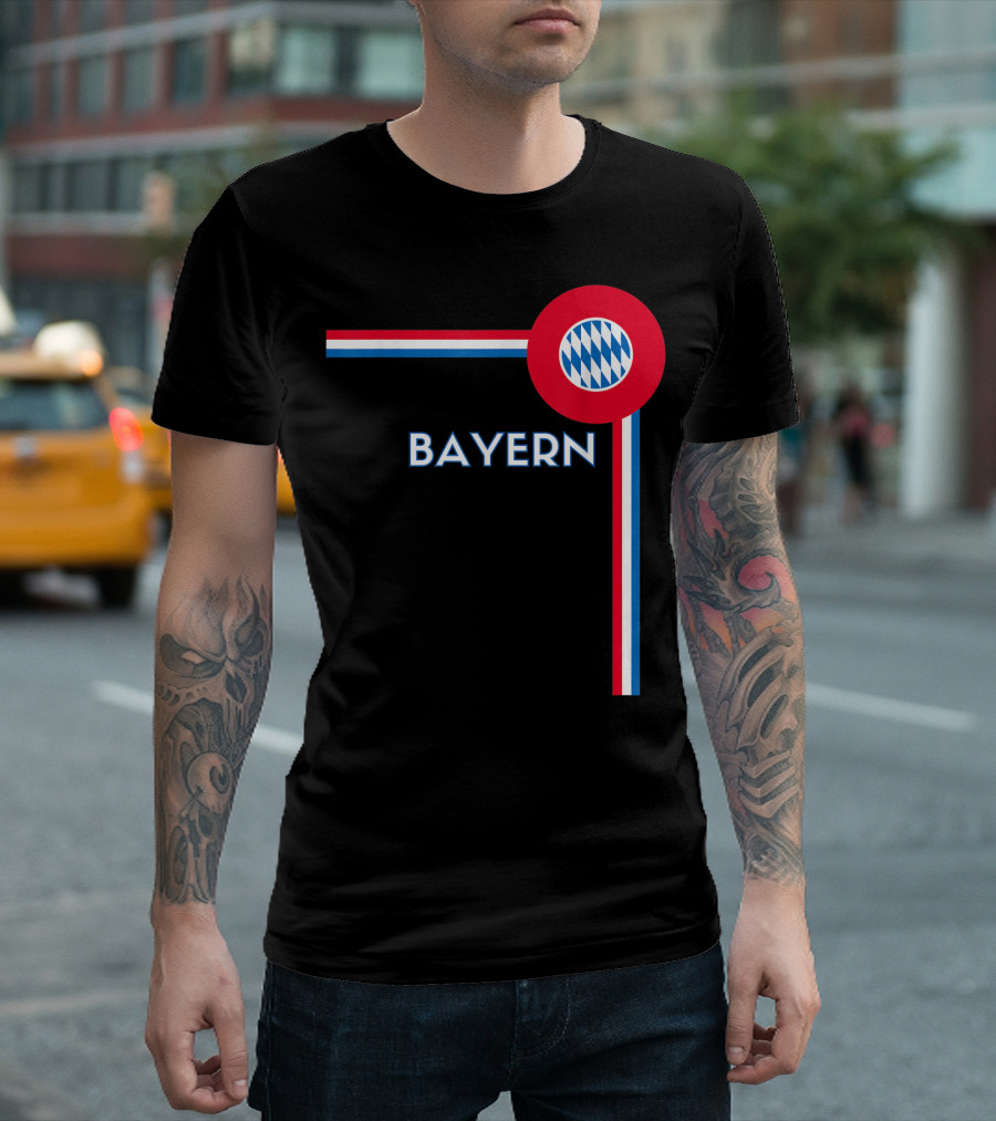 Bayern Munich Soccer FC Styled Spin Sports T-Shirt