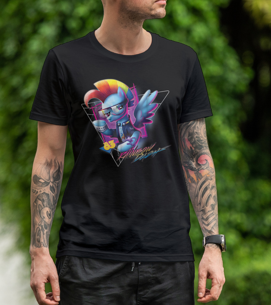 My Little Pony Rainbow Dash 83 Retro 80's T-Shirt