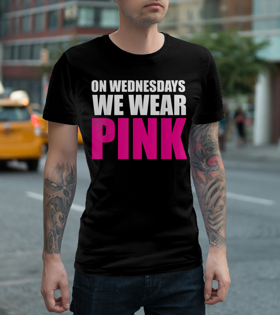 On Wednesdays We Wear Pink Mean Girls Reference T-Shirt