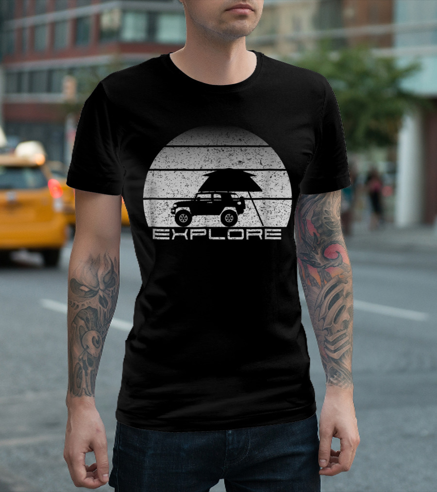 Explore Overland Adventure on 4 Wheels T-Shirt