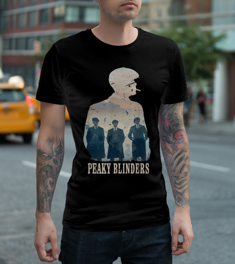 Peaky Blinders Vintage Silhouette Trio T-Shirt