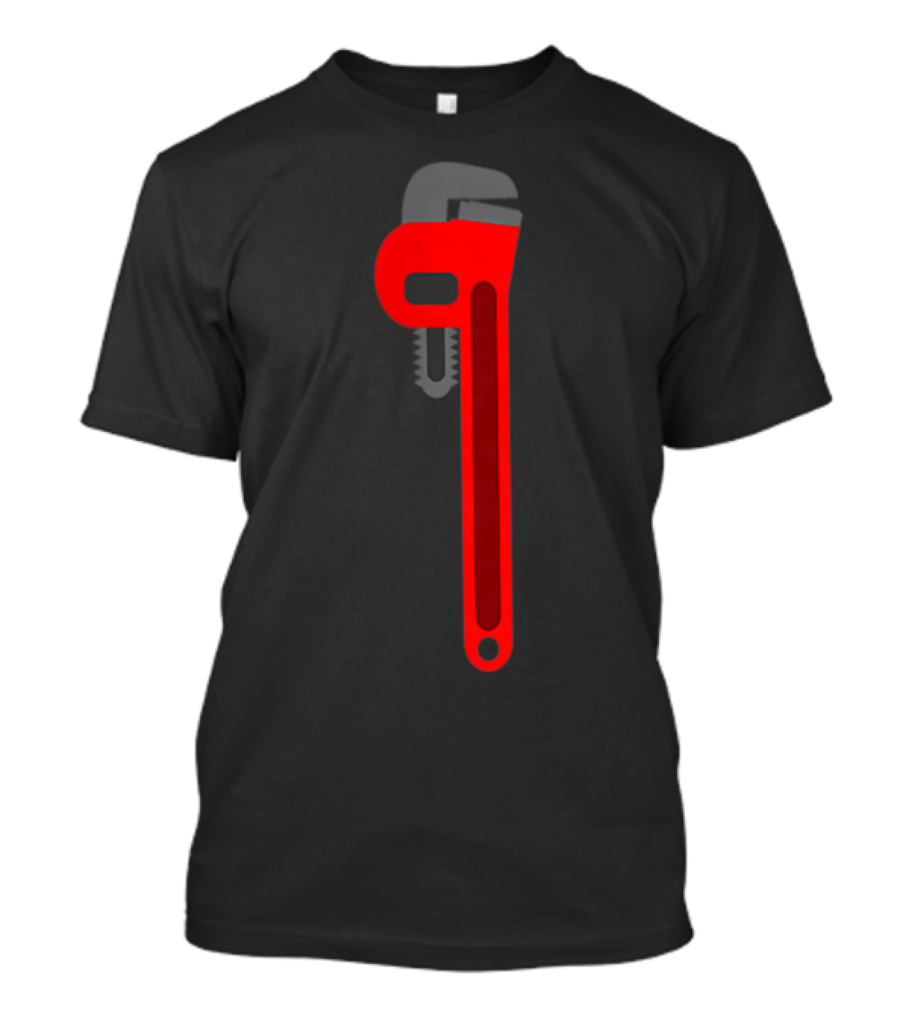 Plumber Tool Pipefitter Pipe Wrench Red T-Shirt