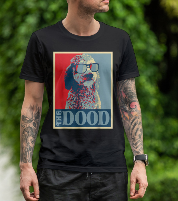 The Dood Goldendoodle Doodle Mom And Dood Dad Retro T-Shirt