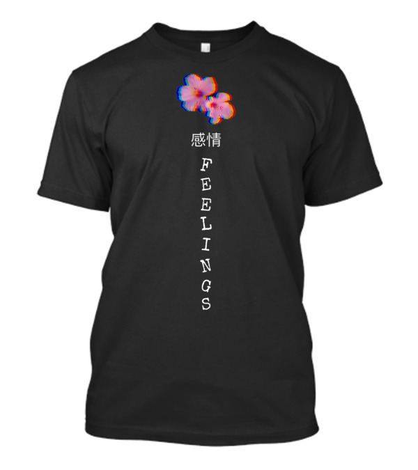 Vaporwave Aesthetic 感情 Feelings Flowers T-Shirt