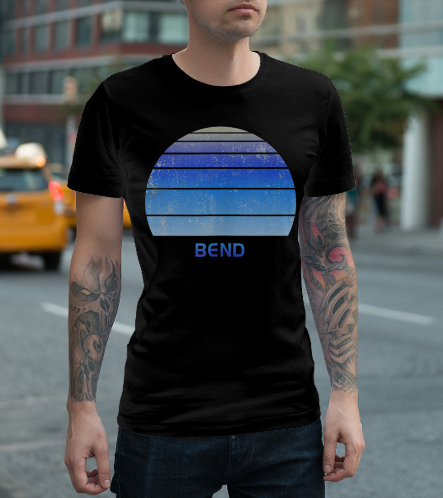 Vintage Bend Oregon Retro Sunset T-Shirt