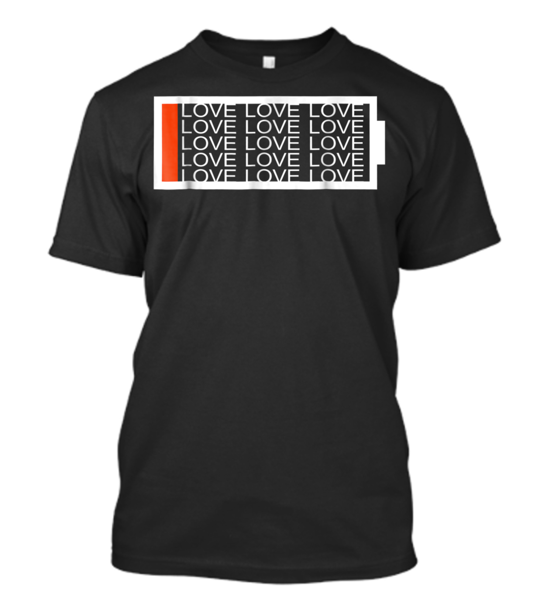 Love Mood Valentines Day Broken Heart Love Battery T-Shirt