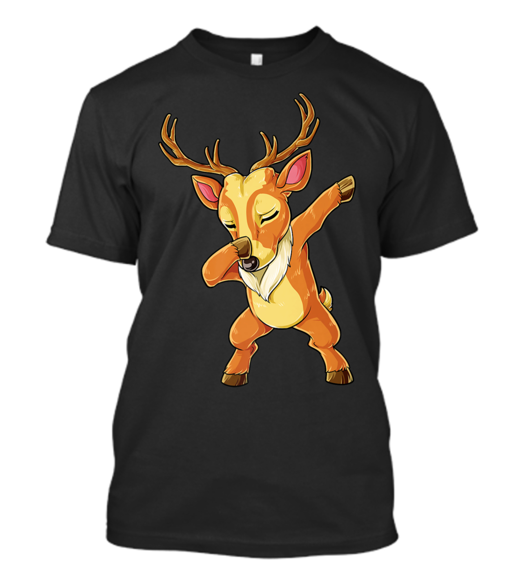 Christmas Boys Dabbing Reindeer T-Shirt