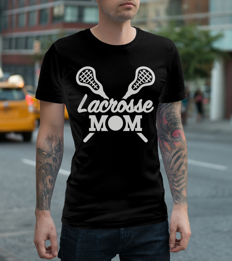 Lacrosse Mom Sticks and Ball T-Shirt