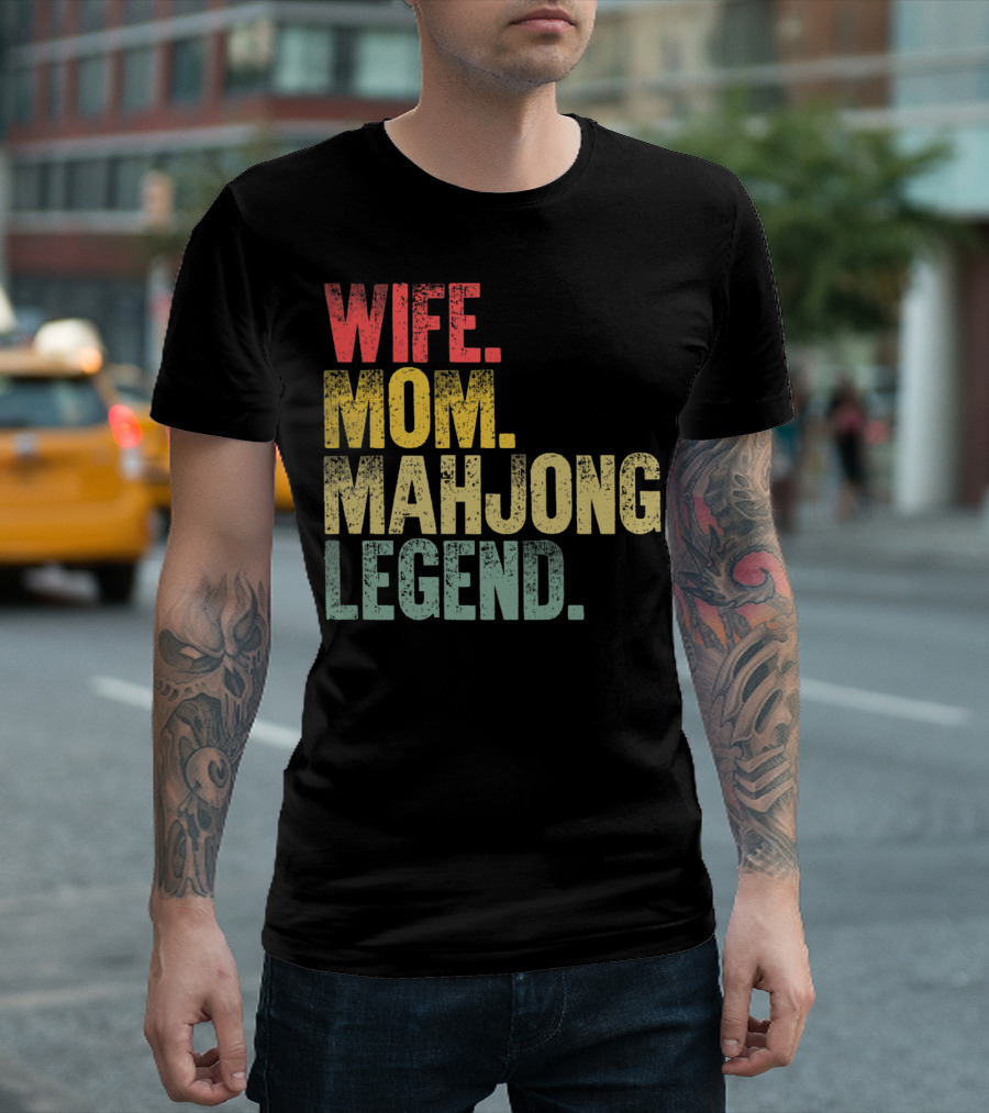 Wife Mom Mahjong Legend T-Shirt