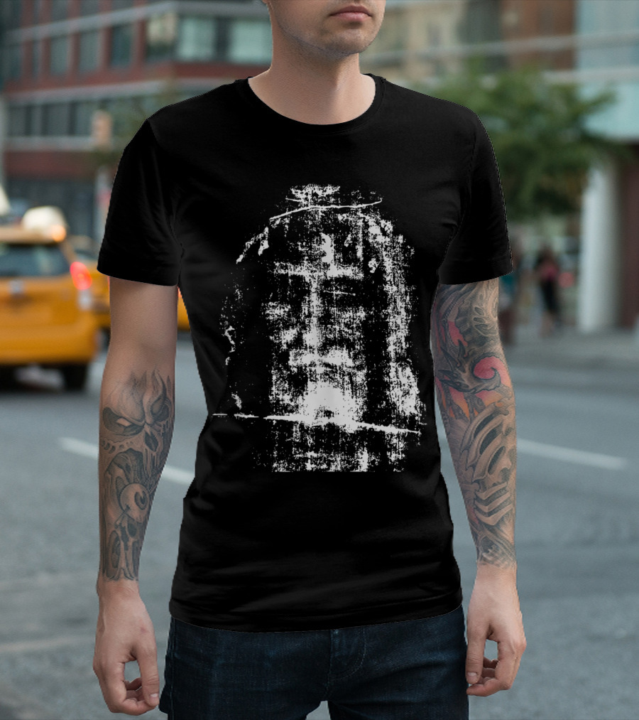 Shroud Of Turin Face Of Jesus Iconic Religious T-Shirt